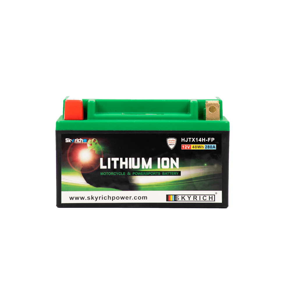 SKYRICH แบตเตอรี่ LITHIUM ION รุ่น HJTX14H-FP ใช้สำหรับ F800GS / DL650 V-Strom1000 / Triumph Tiger800 / Royal Enfield Continental GT 650