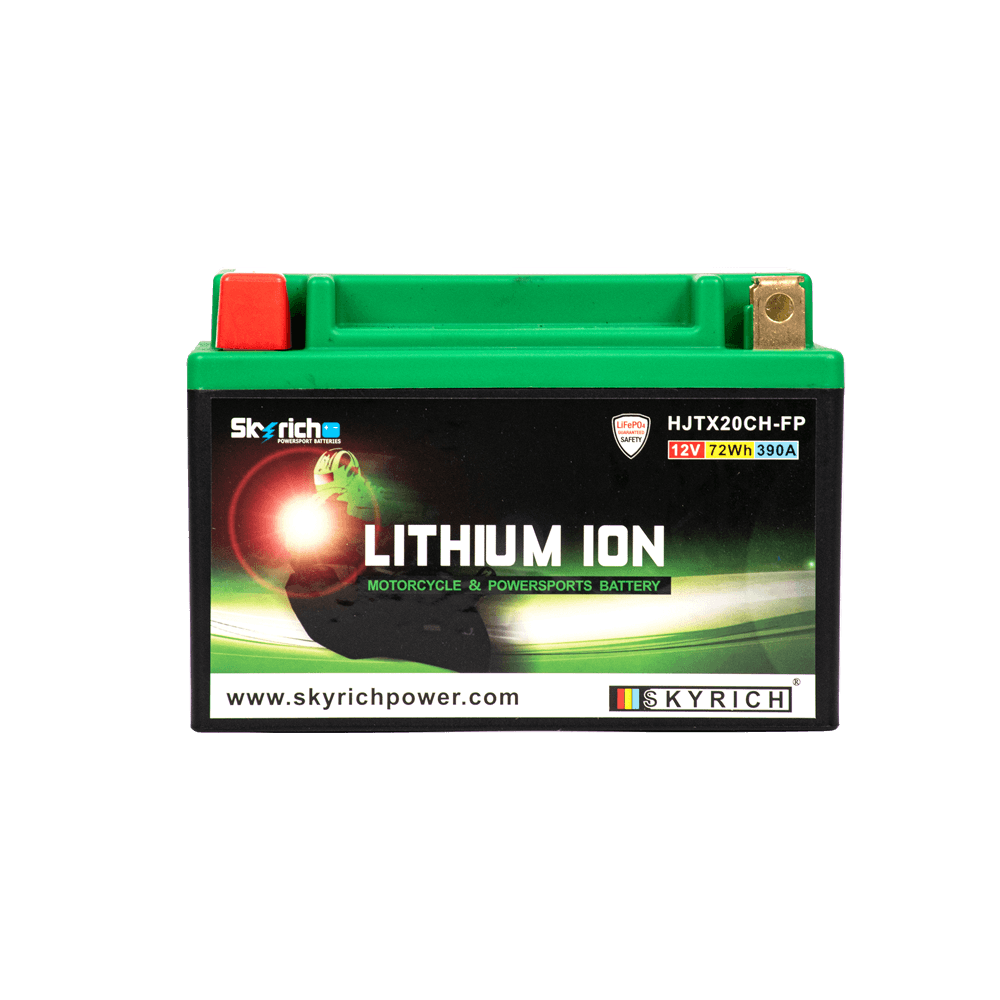 SKYRICH แบตเตอรี่ LITHIUM ION รุ่น HJTX20CH-FP ใช้สำหรับ K1200R, R1200GS '05-'13, R Nine T, F800GS, ZX-12R, V-Strom 1000 , Triumph Tiger