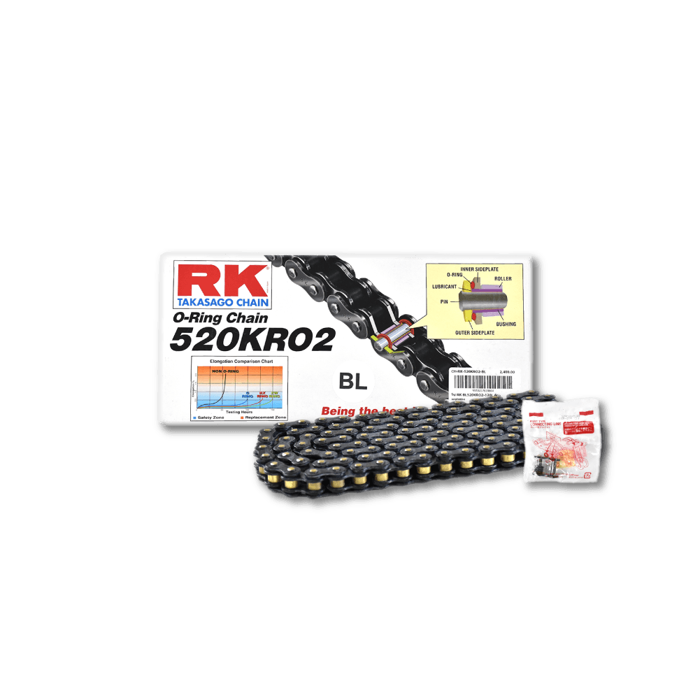 RK 520-120 KRO2 Black Gold โซ่มอเตอร์ไซค์