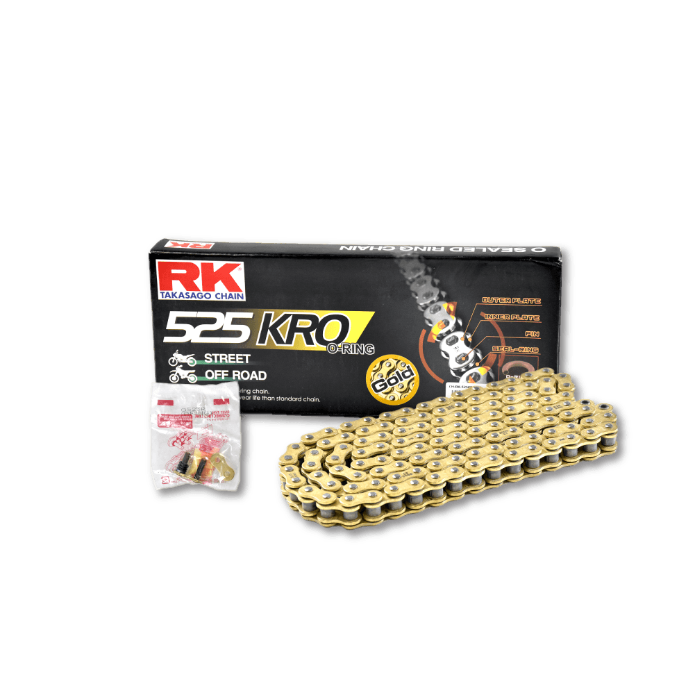 RK 525-120 KRO Full Gold โซ่มอเตอร์ไซค์