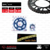 JOMTHAI ชุดโซ่สเตอร์ โซ่ X-ring (ASMX) สีเหล็กติดรถ และ สเตอร์สีดำ ใช้สำหรับมอเตอร์ไซค์ Kawasaki ZX-10R [17/39]