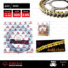 JOMTHAI ชุดโซ่-สเตอร์ Yamaha SR400 | โซ่ X-ring สีทอง-ทอง และ สเตอร์สีเหล็กติดรถ [19/55]