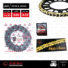 JOMTHAI ชุดโซ่-สเตอร์ Honda CRF250 M/L | โซ่ X-ring สีทอง และ สเตอร์สีดำ [14/43]
