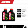 MOTUL 5100 4T [ 10w-40 ] Technosynthese® Ester technology น้ำมันเครื่องกึ่งสังเคราะห์ ผสม Ester บรรจุ 1ลิตร ( จำนวน 2 ขวด )