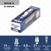 หัวเทียน NGK BR10EIX ขั้ว Iridium (1 หัว) - Made in Japan
