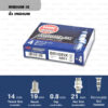 หัวเทียน NGK BR10EIX ขั้ว Iridium (1 หัว) - Made in Japan
