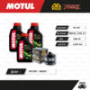 FULL RAZER ชุดถ่ายน้ำมันเครื่องกึ่งสังเคราะห์ MOTUL 5100 4T [10w-40] ใช้สำหรับ มอเตอร์ไซค์ Benelli TNT300 / BN302