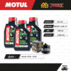 FULL RAZER ชุดถ่ายน้ำมันเครื่องกึ่งสังเคราะห์ MOTUL 5100 4T [ 10w-50 ] ใช้สำหรับ มอเตอร์ไซค์ Ducati Monster M795 M796