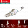 หัวเทียน DENSO IUH27 ขั้ว Iridium