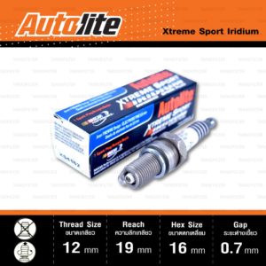 หัวเทียน Autolite XS4162 ขั้ว Iridium Xtreme Sport ใช้แทน DCPR9E / DCPR9EIX