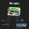 SKYRICH แบตเตอรี่ LITHIUM ION รุ่น HJTX14H-FP ใช้สำหรับรถมอเตอร์ไซค์ รุ่น F800GS, ZX-14, ZX-12R, Triumph หลายรุ่น, Ninja650, Er-6n, Er-6f, Versys650, DL650, RSV1000 Mille, V-Strom 1000, GTS300