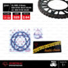 JOMTHAI ชุดโซ่สเตอร์ โซ่ ZX-ring สีเหล็กติดรถ และ สเตอร์สีดำ ใช้สำหรับมอเตอร์ไซค์ Suzuki DL1000 V-Strom ,GSX-R750 K4,K5,K6,K7,K8,K9,L0 [17/45]
