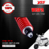 YSS โช๊คแก๊สหน้าและหลัง ใช้สำหรับ Vespa LX 125 / LX150 / S125【VK302-200T-03-85】,【OO302-280T-03-85】 โช๊คหน้าสปริงแดงกระบอกดำ / โช๊คหลังสปริงแดงกระบอกดำ [ โช๊ค YSS แท้ 100% พร้อมประกันศูนย์ 1 ปี ]