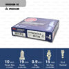 หัวเทียน NGK CPR8EAIX-9 ขั้ว Iridium ใช้สำหรับ NMAX Aerox CB500X CBR500R Rebel500 R15 ปีหลัง 2017 PCX ปีหลัง 2018 - Made in Japan