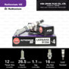 NGK หัวเทียน Ruthenium HX ขั้ว Ruthenium LKR6AHX - Made in Japan