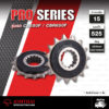 JOMTHAI Pro Series สเตอร์หน้ามียางรองสเตอร์ 15 ฟัน ใช้สำหรับ CB650F CBR650F