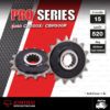 JOMTHAI Pro Series สเตอร์หน้ามียางรองสเตอร์ 15 ฟัน ใช้สำหรับ CB500X / CBR500R