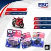 EBC ชุดผ้าเบรคหน้า-หลัง ใช้สำหรับรถ Ducati รุ่น Panigale V4 / Panigale 1199 [ FA447HH-FA447HH-FA266 ]