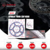 JOMTHAI ชุดโซ่สเตอร์ โซ่ ZX-ring (ZSMX) สีเหล็กติดรถ และ สเตอร์สีดำ ใช้สำหรับมอเตอร์ไซค์ Honda รุ่น Africa Twin CRF1000 [16/42]