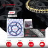 JOMTHAI ชุดโซ่สเตอร์ Pro Series โซ่ ZX-ring สีทอง และ สเตอร์สีดำ ใช้สำหรับมอเตอร์ไซค์ Honda REBEL 500 CMX500 / CB500X ปี 2019 ขึ้นไป [15/40]