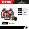 FULL MOTO ชุดถ่ายน้ำมันเครื่องสังเคราะห์แท้ 100% MOTUL 7100 4T [ 10w-40 ] ใช้สำหรับ Benelli TNT300 / BN302