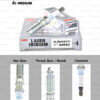 NGK หัวเทียน LASER IRIDIUM SILZNAR8C7H ใช้สำหรับ Ford Ecosport 1.0 / Fiesta 1.0 / Focus 1.0 Ecoboost (1 หัว) - Made in Japan