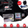 JOMTHAI ชุดโซ่-สเตอร์ โซ่ X-ring (ASMX) สีดำ-หมุดทอง และ สเตอร์สีเหล็กติดรถ ใช้สำหรับมอเตอร์ไซค์ Yamaha รุ่น YZF-R15 ตัวใหม่ปี 2017 [14/48]