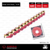 JOMTHAI ASAHI โซ่พระอาทิตย์ HDR Pro Series ขนาด 420-120 ข้อ มีกิ๊บล็อค สีแดง [420-120 HDR RED]