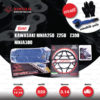 JOMTHAI ชุดโซ่-สเตอร์ Pro Series โซ่ X-ring (ASMX) สีน้ำเงิน และ สเตอร์สีดำ ใช้สำหรับมอเตอร์ไซค์ Kawasaki Ninja250 SL / Z250 SL / Z300 / Ninja300 / Versys300 [14/44]