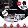 Jomthai ชุดเปลี่ยนโซ่-สเตอร์ โซ่ X-ring ( ASMX DGP ) สีดำหมุดทอง และ สเตอร์สีดำ สำหรับ Suzuki DL650 V-Strom [15/47]
