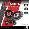 JOMTHAI สเตอร์หน้า Pro Series 15 ฟัน ใช้สำหรับ Kawasaki Z1000 / ZX10-R / ZX-9 / Ninja1000 [ JTF1537RB ]
