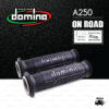 DOMINO MANOPOLE GRIP ปลอกแฮนด์ รุ่น A250 สีดำ-เทา ใช้สำหรับรถมอเตอร์ไซค์ [ 1 คู่ ]