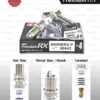 NGK หัวเทียน Premium RX ขั้ว Ruthenium BKR5ERX-P [ ใช้อัพเกรด BKR5E ] (1 หัว) - Made in Japan