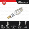 NGK หัวเทียน Premium RX ขั้ว Ruthenium BKR5ERX-P [ ใช้อัพเกรด BKR5E ] (1 หัว) - Made in Japan
