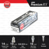 NGK หัวเทียน Premium RX ขั้ว Ruthenium BKR6ERX-PS [ ใช้อัพเกรด BKR6E ] (1 หัว) - Made in Japan