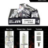 NGK หัวเทียน MotoDX ขั้ว Ruthenium CR8EDX-S [ ใช้สำหรับ CBR150R '14-'18 / Sonic / Exciter150 / New Vespa / Ninja250 / Ninja300 / TNT300 / YZF-R3 ก่อนปี 2018 ] (1 หัว) - Made in Japan