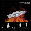 NGK หัวเทียน MotoDX ขั้ว Ruthenium CR8EHDX-9S [ ใช้สำหรับ CB400 Super four ] (1 หัว) - Made in Japan