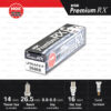 NGK หัวเทียน Premium RX ขั้ว Ruthenium LFR6ARX-P [ ใช้อัพเกรด LFR6A / LZFR6AI ] (1 หัว) - Made in Japan