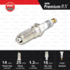 NGK หัวเทียน Premium RX ขั้ว Ruthenium LTR6ARX-13P [ ใช้อัพเกรด TR6B-13 / ILTR6A-13G ] (1 หัว) - Made in Japan