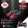 YSS โช๊คแก๊ส G-SPORT RED SERIES ใช้อัพเกรดสำหรับ HONDA ADV 150 ปี 2019 【 TG302-390TR-08-885 】 โช๊คคู่หลัง สปริงดำ/กระบอกแดง [ โช๊ค YSS แท้ ประกันโรงงาน 1 ปี ]