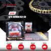 Jomthai ชุดเปลี่ยนโซ่-สเตอร์ โซ่ X-ring (ASMX) สีทอง และ สเตอร์สีดำ สำหรับมอเตอร์ไซค์ GPX DEMON150 GN [15/42]