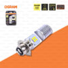 OSRAM หลอดไฟหน้ามอเตอร์ไซค์ LED รุ่น T19 สี GOLDEN YELLOW / 2,700 KELVIN P15d-25-1 [ 13.5V / 5/5.5W ] 7735YE