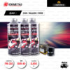 FULL MOTO ชุดถ่ายน้ำมันเครื่องสังเคราะห์100% IDEMITSU NANO PRO 4T [ 10w-40 ] พร้อมกรองเครื่อง ใช้สำหรับ มอเตอร์ไซค์ Kawasaki Z300 / Ninja300 / W650