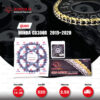 JOMTHAI ชุดเปลี่ยนโซ่-สเตอร์ Pro Series โซ่ X-ring (ASMX) สีทอง และ สเตอร์สีดำ เปลี่ยนมอเตอร์ไซค์ Honda CB300R 2019-2020 [14/36]