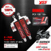 YSS โช๊คแก๊ส G-SERIES Legend ใช้อัพเกรด Honda PCX 150 ปี 2018 ขึ้นไป 【 TC302-350TL-07-859L 】 โช๊คคู่หลัง สปริงแดง / กระบอกเงิน [ โช๊ค YSS แท้ ประกันโรงงาน 1 ปี ]