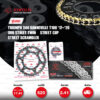 JOMTHAI ชุดโซ่-สเตอร์ Pro Series โซ่ ZX-ring (ZSMX) สีทอง และ สเตอร์สีดำ ใช้สำหรับมอเตอร์ไซค์ Triumph 900 Bonneville T100 '17-'20 / 900 Street Twin / Street Cup / Street Scrambler [17/41]
