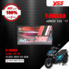 YSS โช๊คแก๊ส G-SERIES ใช้อัพเกรด Yamaha Aerox 155 ปี 2017 【 TC302-305T-02-858 】 โช๊คคู่หลัง สปริงแดง / กระบอกดำ [ โช๊ค YSS แท้ ประกันโรงงาน ]