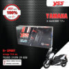 YSS โช๊คแก๊ส G-SPORT ใช้อัพเกรดสำหรับ Yamaha XMAX300【 TG302-310TR-29-858 】รุ่นโหลดเตี้ยลง 40mm [ โช๊ค YSS แท้ 100% พร้อมประกันศูนย์ 1 ปี ]