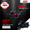YSS โช๊คแก๊ส Z-SPORT BLACK SERIES ใช้อัพเกรดสำหรับ Honda PCX150 ปี '14-'17 รุ่นสูงขึ้น2.5cm【 TZ302-335TR-04-88A 】 โช๊คคู่ สปริงดำ [ โช๊ค YSS แท้ ประกันโรงงาน 1 ปี ]
