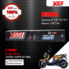 YSS โช๊คแก๊ส Z-SPORT BLACK SERIES ใช้อัพเกรดสำหรับ Honda Zoomer-X 110 ปี 2012-2015【 OZ302-320TR-07-88A 】 โช๊คเดี่ยวหลัง สปริงดำ [ โช๊ค YSS แท้ ประกันโรงงาน 1 ปี ]